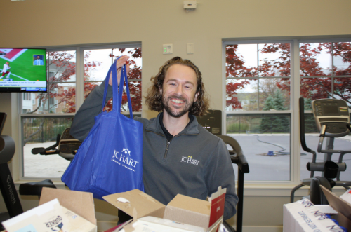 Interior shot of club house